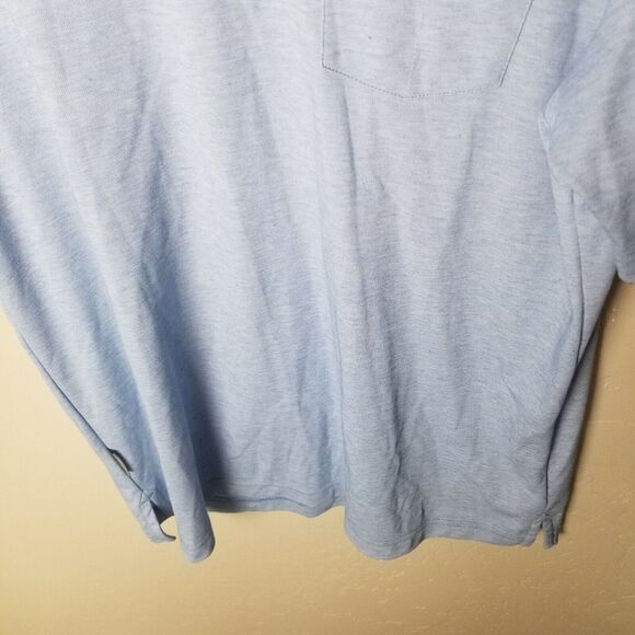 Travis Mathew Polo Performance Polo Shirt Golf Polo Shirt Golf Polo Men L Blue - Picture 3 of 11